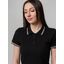 Рубашка поло женская Virma Stripes Lady, черная, размер S-