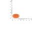 Шильдик металлический Alfa Oval, оранжевый неон-