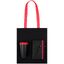 Набор Velours Bag, черный с красным-
