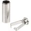 Наконечник для шнурка Nozzle, серебристый (хром)-