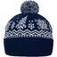 Шапка Elnik, синяя с молочно-белым-