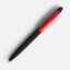 Ручка шариковая Prodir DS5 TRR-P Soft Touch, черная с красным-