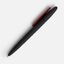 Ручка шариковая Prodir DS5 TRR-P Soft Touch, черная с красным-