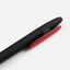 Ручка шариковая Prodir DS5 TRR-P Soft Touch, черная с красным-