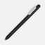 Ручка шариковая Swiper Soft Touch, черная с белым-