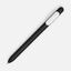 Ручка шариковая Swiper Soft Touch, черная с белым-