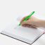 Ручка шариковая Swiper Soft Touch, зеленая с белым-