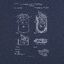 Футболка приталенная Old Patents. Lighter, синий меланж, размер S-