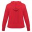 Толстовка женская Hooded Full Zip красная, размер XXL-