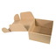 Коробка подарочная Big BOX, размер: 24 x 21 x 11 см картон МГК бур., самосборная-