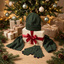 Набор подарочный Green Christmas: шапка, варежки, перчатки в коробке-