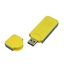 USB-флешка на 16 Гб в стиле I-phone, прямоугольнй формы, желтый-