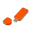 USB-флешка на 16 Гб в стиле I-phone, прямоугольнй формы, оранжевый-