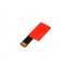 USB-флешка на 32 Гб в виде пластиковой карточки, красный-