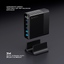 Зарядная станция 3xUSB Type-C, 2xUSB, PD, QC, 140Вт, черный, Deppa-