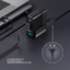 Зарядная станция 3xUSB Type-C, 2xUSB, PD, QC, 140Вт, черный, Deppa-
