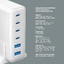 Зарядная станция 4xUSB Type-C, 2xUSB, PD, QC, 160Вт, белый, Deppa-