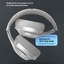 Беспроводные накладные наушники Stereo Ultra ANC, BT 5.4, ANC/ENC, 500мАч, серебристый, Deppa-