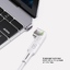 Адаптер USB-С - USB-C, магнитный, белый, Deppa-