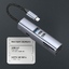 USB-хаб 7 в 1 USB-C - USB-A3.0 + 2хUSB-C + USB-C PD100Вт + HDMI + SD + microSD, серый, Deppa-