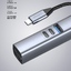 USB-хаб 7 в 1 USB-C - USB-A3.0 + 2хUSB-C + USB-C PD100Вт + HDMI + SD + microSD, серый, Deppa-