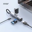 USB-хаб 7 в 1 USB-C - USB-A3.0 + 2хUSB-C + USB-C PD100Вт + HDMI + SD + microSD, серый, Deppa-