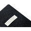 Еженедельник недатированный А6 "Black" с нашивкой, черный-