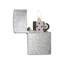 Зажигалка ZIPPO с покрытием Herringbone Sweep, латунь/сталь, серебристая, матовая, 38x13x57 мм-