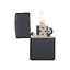 Зажигалка ZIPPO Classic с покрытием Black Matte, латунь/сталь, чёрная, матовая, 38x13x57 мм-
