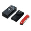 Нож перочинный Stinger, 101 мм, 10 функций, материал рукояти: стеклотекстолит G10 (красный), в картонной коробке-