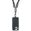 Шнурок-держатель для телефона с зарядным кабелем USB-C на USB-C/Lightning «Lany Eco Charge», серый-