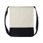 Рюкзак-мешок Cotton из хлопка 170 г, натуральный/черный-
