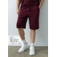 Шорты унисекс STAN футер, 260, 98, Бордовый,  (66)  (44/XS)-