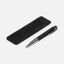 Набор Arc Soft Touch: ручка с кожаным футляром, черный