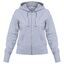 Толстовка женская Hooded Full Zip серый меланж, размер XXL