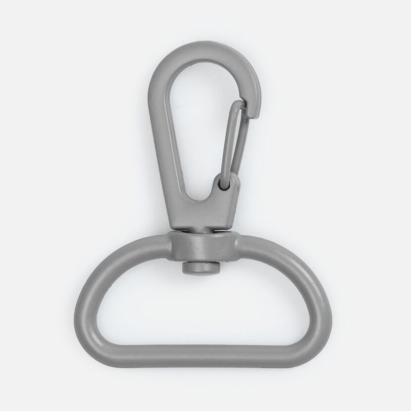 Застежка-карабин Snap Hook, L, серая