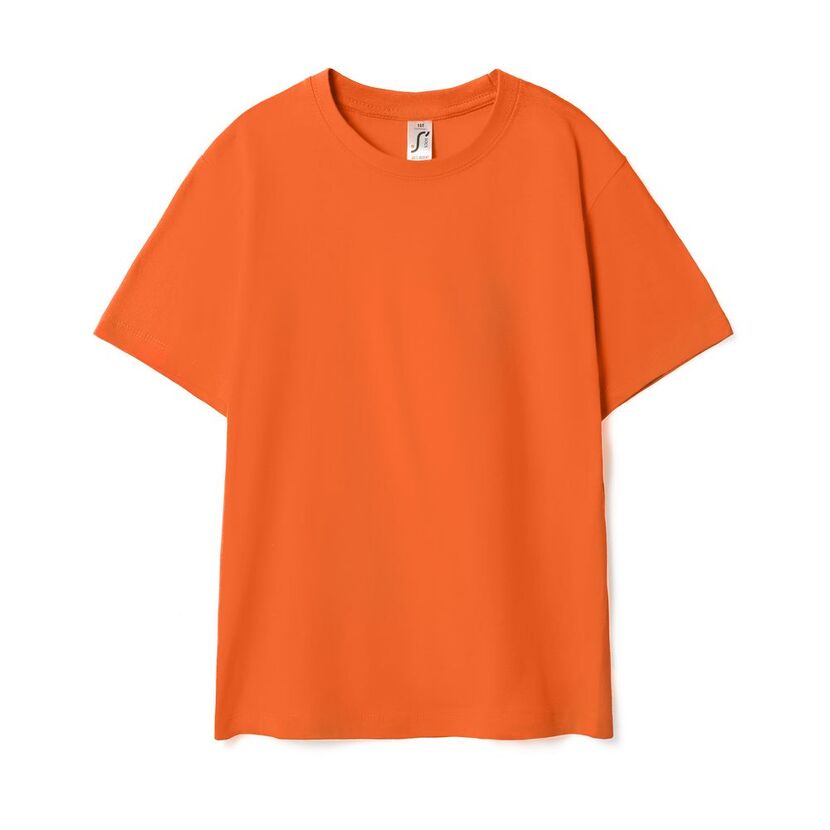 Футболка детская Regent Kids 150 оранжевая, на рост 106-116 см (6 лет)