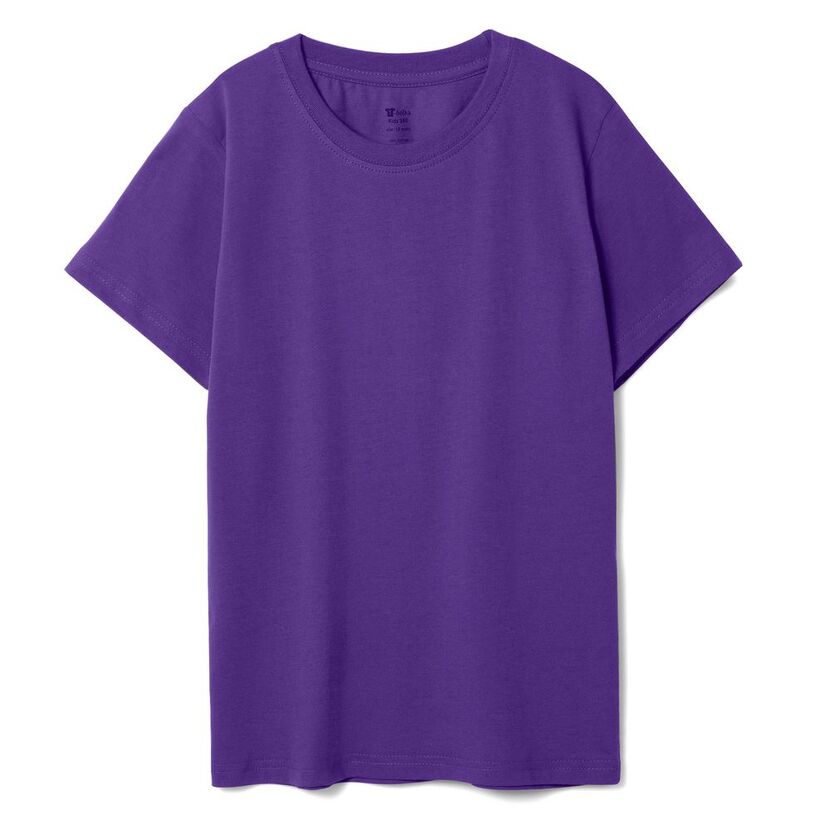 Футболка детская T-Bolka Kids, фиолетовая, 6 лет