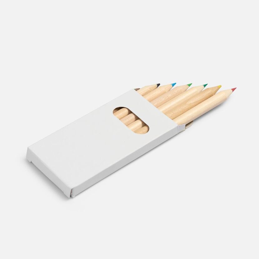 Набор цветных карандашей Pencilvania Mini, белый