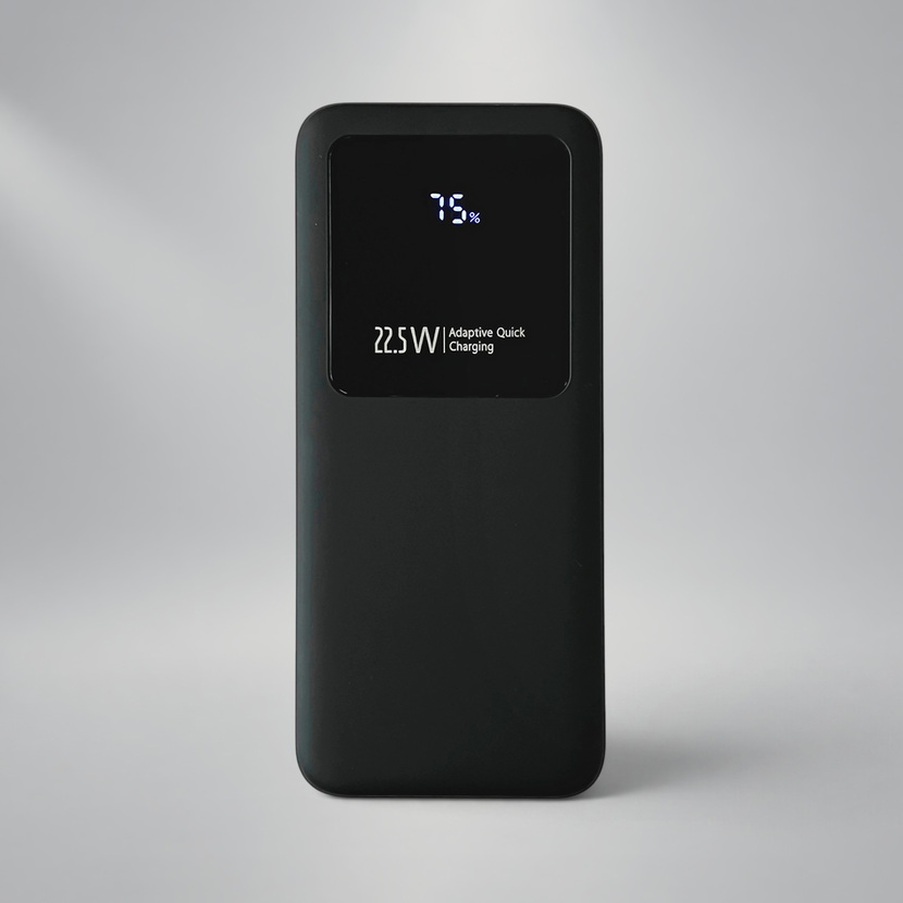Внешний аккумулятор Kris soft touch, 10000mAh (Чёрный)