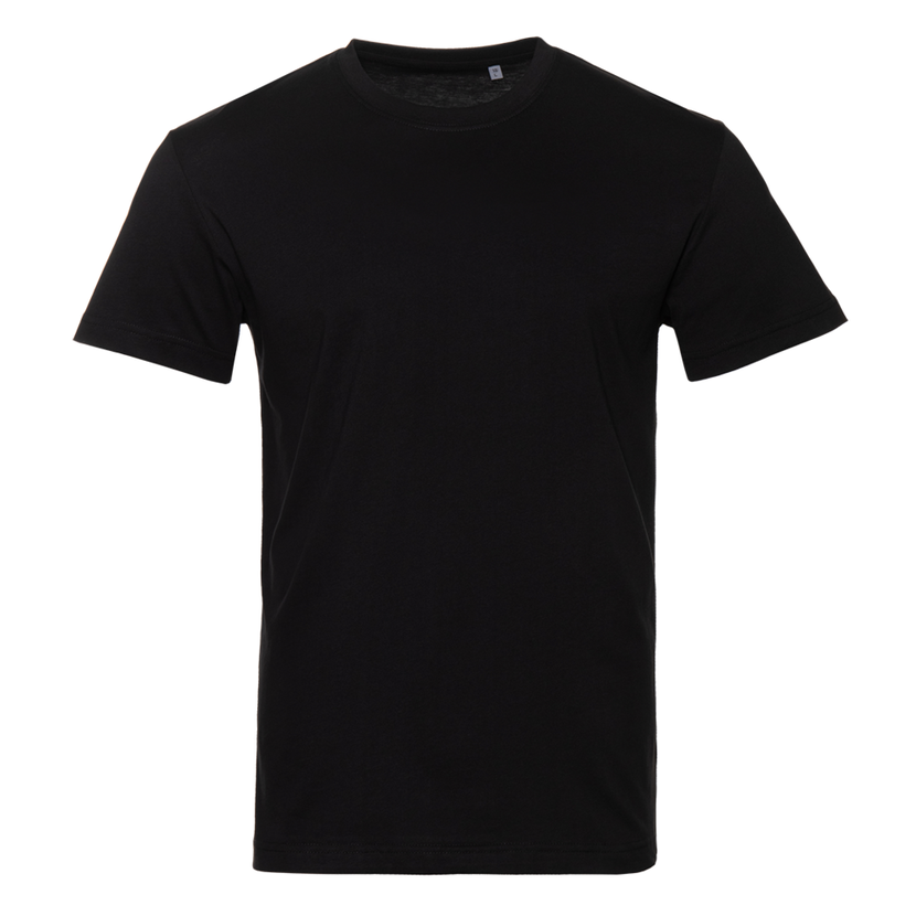 Футболка унисекс STAN, хлопок 150, 51, Чёрный,  (20)  (44/XS)